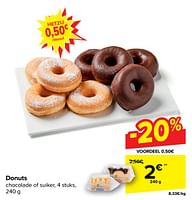 Promoties Donuts - Huismerk - Carrefour  - Geldig van 05/06/2024 tot 11/06/2024 bij Carrefour