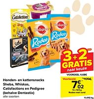 Promoties Honden rodeo met rund - Pedigree - Geldig van 05/06/2024 tot 11/06/2024 bij Carrefour