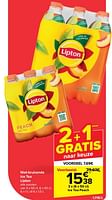 Promoties Ice tea peach - Lipton - Geldig van 05/06/2024 tot 11/06/2024 bij Carrefour