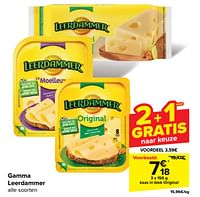 Promoties Kaas in blok original - Leerdammer - Geldig van 05/06/2024 tot 11/06/2024 bij Carrefour