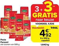 Promoties Pasta panzani capellini - Panzani - Geldig van 05/06/2024 tot 11/06/2024 bij Carrefour