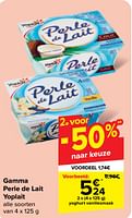Promoties Perle de lait yoplait yoghurt vanillesmaak - Yoplait - Geldig van 05/06/2024 tot 11/06/2024 bij Carrefour