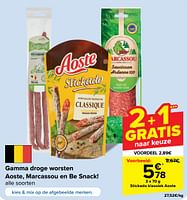 Promoties Stickado klassiek aoste - Aoste - Geldig van 05/06/2024 tot 11/06/2024 bij Carrefour