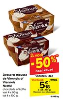 Promoties Viennois met chocolade - Nestlé - Geldig van 05/06/2024 tot 11/06/2024 bij Carrefour