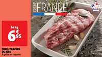 Promotions Porc travers ou ribs - Produit Maison - Auchan Ronq - Valide de 04/06/2024 à 16/06/2024 chez Auchan Ronq