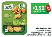 Promoties Garden gourmet lapje kaas vegan nuggets of sensational chipolata - Garden Gourmet - Geldig van 01/06/2024 tot 30/06/2024 bij Intermarche