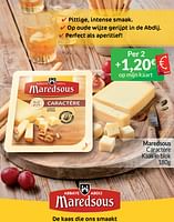 Promoties Maredsous caractère kaas in blok - Maredsous - Geldig van 01/06/2024 tot 30/06/2024 bij Intermarche