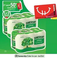 Promoties Somersby cider in can - Somersby - Geldig van 01/06/2024 tot 30/06/2024 bij Intermarche