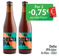 Promoties Delta ipa-bier - Brussels Beer Project - Geldig van 01/06/2024 tot 30/06/2024 bij Intermarche