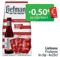 Promoties Liefmans fruitesse - Liefmans - Geldig van 01/06/2024 tot 30/06/2024 bij Intermarche