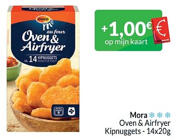 Promoties Mora oven + airfryer kipnuggets - Mora - Geldig van 01/06/2024 tot 30/06/2024 bij Intermarche