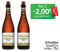 Promoties St feuillien grand cru - St Feuillien - Geldig van 01/06/2024 tot 30/06/2024 bij Intermarche