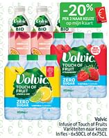 Promoties Volvic infusie of touch of fruits - Volvic - Geldig van 01/06/2024 tot 30/06/2024 bij Intermarche