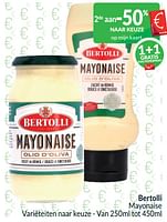 Promoties Bertolli mayonaise - Bertolli - Geldig van 01/06/2024 tot 30/06/2024 bij Intermarche