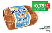 Promoties Biaform volkorenbrood - Biaform - Geldig van 01/06/2024 tot 30/06/2024 bij Intermarche