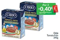 Promoties Cirio tomato frito - CIRIO - Geldig van 01/06/2024 tot 30/06/2024 bij Intermarche