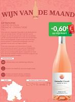 Promoties Igp pays d’oc theatre du soleil grenache - cinsault rosé - Rosé wijnen - Geldig van 01/06/2024 tot 30/06/2024 bij Intermarche