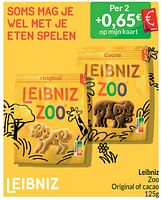 Promoties Leibniz zoo original of cacao - Leibniz - Geldig van 01/06/2024 tot 30/06/2024 bij Intermarche