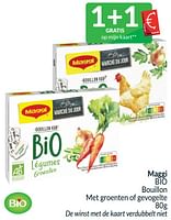 Promoties Maggi bio bouillon met groenten of gevogelte - MAGGI - Geldig van 01/06/2024 tot 30/06/2024 bij Intermarche