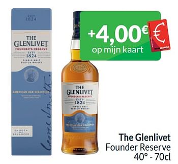 Promoties The glenlivet founder reserve - The glenlivet - Geldig van 01/06/2024 tot 30/06/2024 bij Intermarche