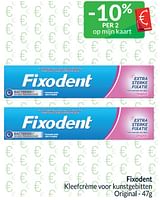 Promoties Fixodent kleefcrème voor kunstgebitten original - Fixodent - Geldig van 01/06/2024 tot 30/06/2024 bij Intermarche