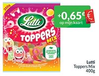 Promoties Lutti toppers mix - Lutti - Geldig van 01/06/2024 tot 30/06/2024 bij Intermarche