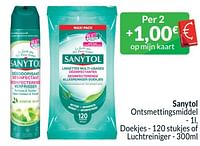 Promoties Sanytol ontsmettingsmiddel doekjes of luchtreiniger - Sanytol - Geldig van 01/06/2024 tot 30/06/2024 bij Intermarche