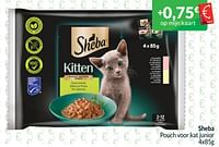 Promoties Sheba pouch voor kat junior - Sheba - Geldig van 01/06/2024 tot 30/06/2024 bij Intermarche
