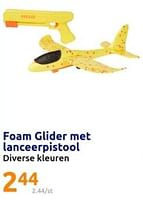 Promoties Foam glider met lanceerpistool - Huismerk - Action - Geldig van 05/06/2024 tot 11/06/2024 bij Action