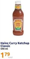 Promoties Heinz curry ketchup classic - Heinz - Geldig van 05/06/2024 tot 11/06/2024 bij Action