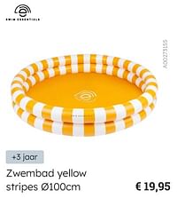 Zwembad yellow stripes-Swim Essentials