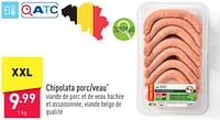 Promotions Chipolata porc-veau - Produit maison - Aldi - Valide de 10/06/2024 à 16/06/2024 chez Aldi