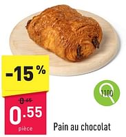 Promotions Pain au chocolat - Produit maison - Aldi - Valide de 10/06/2024 à 16/06/2024 chez Aldi