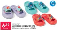 Promotions Sandales de bain pour enfants - Produit maison - Aldi - Valide de 12/06/2024 à 16/06/2024 chez Aldi