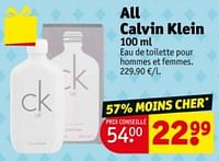 Promotions All calvin klein - Calvin Klein - Valide de 04/06/2024 à 09/06/2024 chez Kruidvat