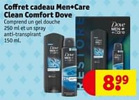 Promotions Coffret cadeau men+care clean comfort dove - Dove - Valide de 04/06/2024 à 09/06/2024 chez Kruidvat