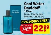 Promotions Cool water davidoff - Davidoff - Valide de 04/06/2024 à 09/06/2024 chez Kruidvat