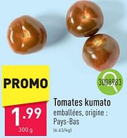 Promotions Tomates kumato - Produit maison - Aldi - Valide de 10/06/2024 à 16/06/2024 chez Aldi