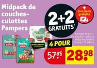 Promotions Couches-culottes baby-dry taille 6 pampers - Pampers - Valide de 04/06/2024 à 09/06/2024 chez Kruidvat