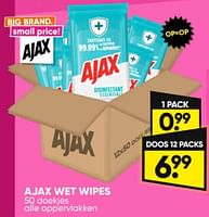 Promoties Ajax wet wipes - Ajax - Geldig van 03/06/2024 tot 16/06/2024 bij Big Bazar