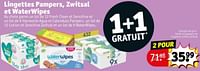 Promotions Lot de 12 paquets de lingettes lotion zwitsal - Zwitsal - Valide de 04/06/2024 à 09/06/2024 chez Kruidvat