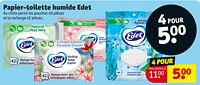 Promotions Papier-toilette humide edet - Edet - Valide de 04/06/2024 à 09/06/2024 chez Kruidvat