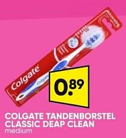Promoties Colgate tandenborstel classic deap clean - Colgate - Geldig van 03/06/2024 tot 16/06/2024 bij Big Bazar