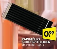 Raphaëllo schetspotloden-Raphaello