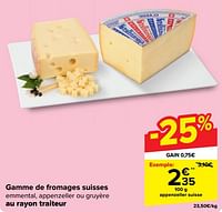 Promotions Appenzeller suisse - Produit maison - Carrefour  - Valide de 05/06/2024 à 11/06/2024 chez Carrefour