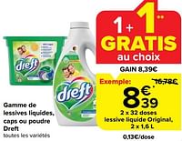 Promotions Lessive liquide original - Dreft - Valide de 05/06/2024 à 11/06/2024 chez Carrefour