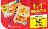 Promotions Chicken nuggets - Iglo - Valide de 05/06/2024 à 11/06/2024 chez Carrefour