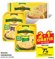 Promotions Fromage en bloc original - Leerdammer - Valide de 05/06/2024 à 11/06/2024 chez Carrefour