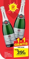 Promotions France champagne louis daumont cuvée classique brut - Champagne - Valide de 05/06/2024 à 11/06/2024 chez Carrefour