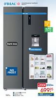 Promoties Friac amerikaanse koelkast sbs7021ix - Friac - Geldig van 01/06/2024 tot 30/06/2024 bij Eldi
